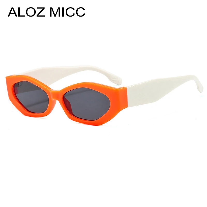 

Popular Fashion Polygon Cat Eye Yellow Green Women Sunglasses Retro Colorful Oval Eyewear Shades UV400 Men Trending Sun Glasses