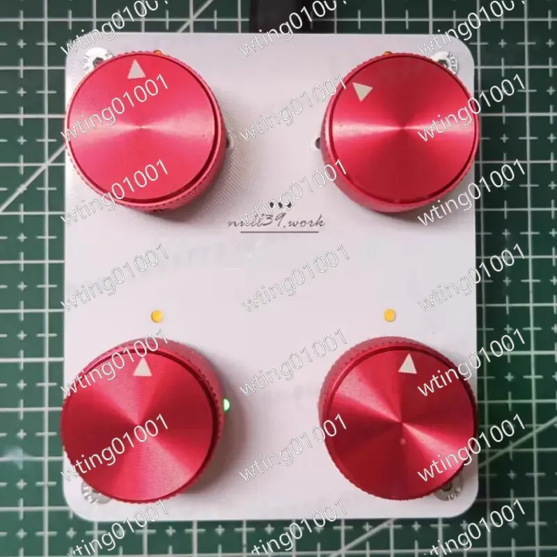 for Precise Rotary Encoder 4 Knob MIDI Controller USB-C Interface Customizable CC Mapping Music Production Software