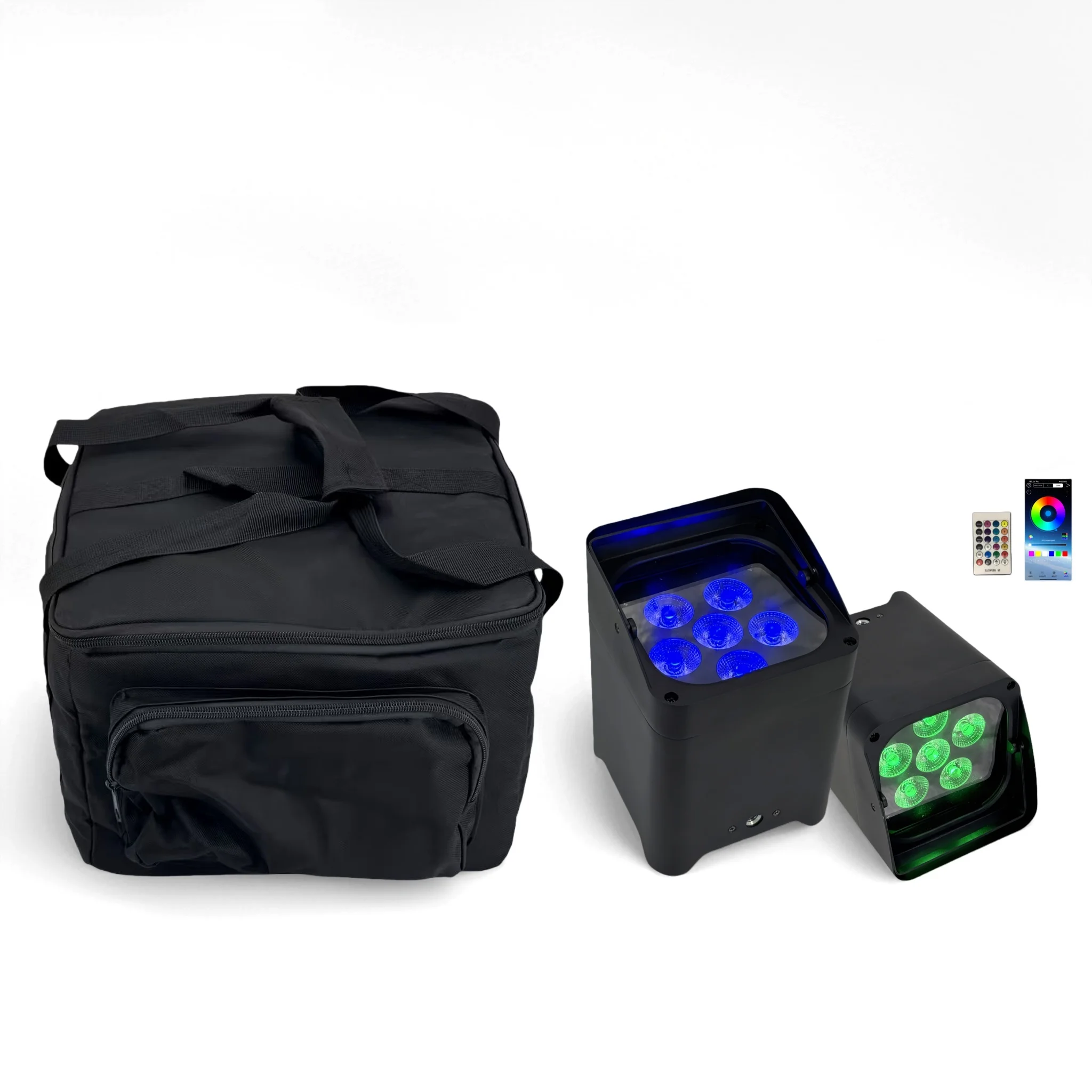 6x18w Battery Par Light 6in1RGBAW+UV Wireless Remote Dj Par Control Wifi Battery for KTV Party Bar Wedding Party