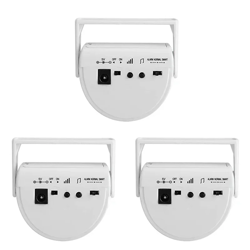 FEDI-3X Wireless Guest Welcome Chime Alarm Türklingel 32Song PIR Bewegungssensor