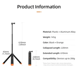 12 최고의 판매 gopro 삼각대 스틱 - №2