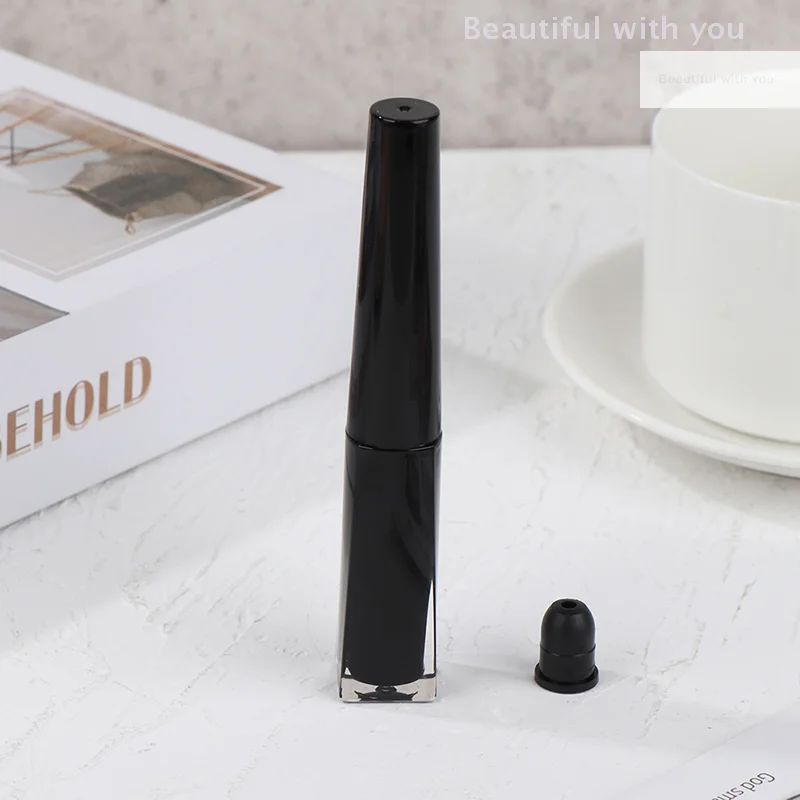New1Pc 3 ミリリットル空のアイライナーチューブボトル黒容器アイライナーチューブまつげ成長液体チューブメイクアップツール
