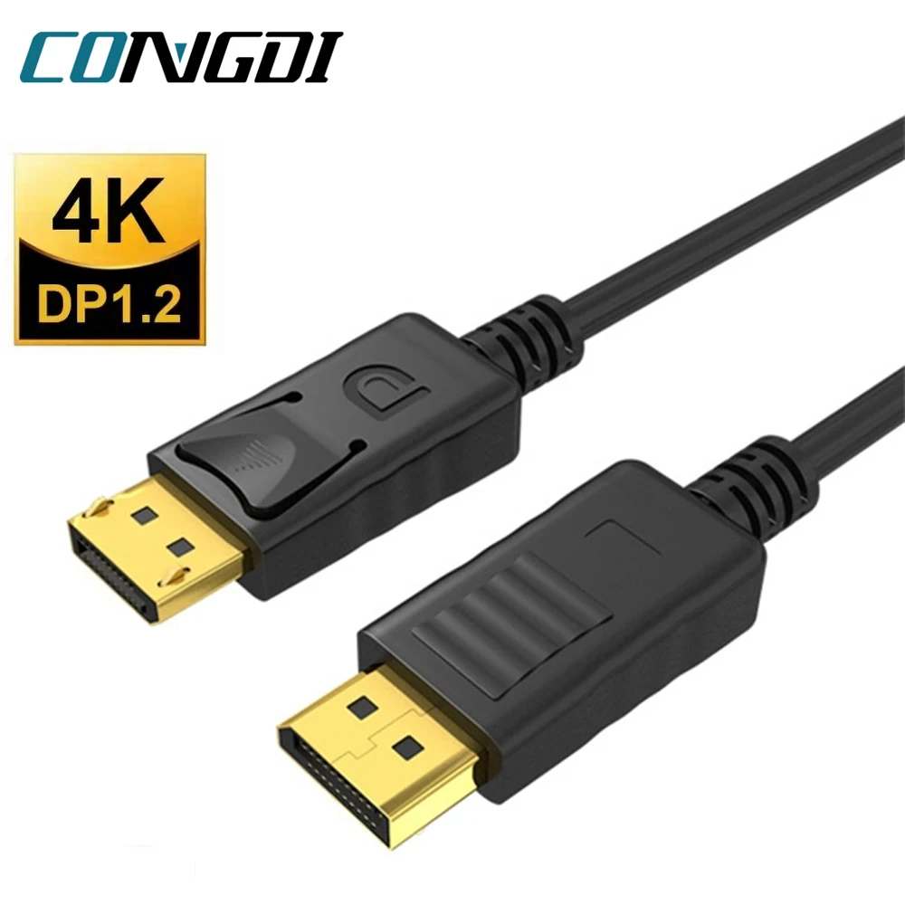 Displayport Cable DP 4K 144Hz Video Audio Cable Display Port Adapter for Xiaomi TV Box PC Laptop Monitor Video Game 1.2 DP Cable