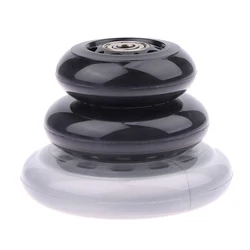 1Pc Bearing Inner Diameter Black Transparent Scooter Twist Cart Shopping Cart Wheel Accessories