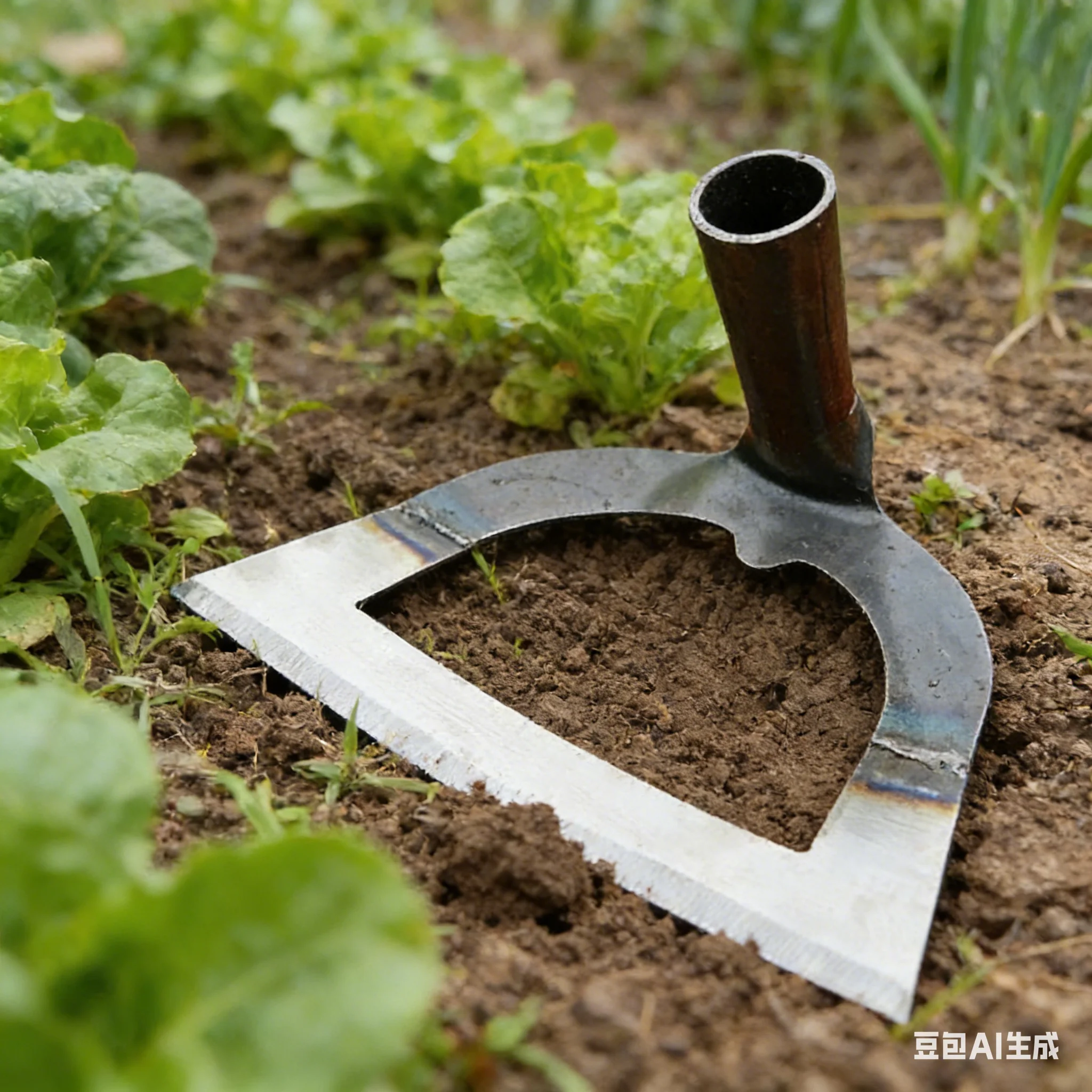 Steel Hardened Hollow Hoe, Handheld Weeding Rake, Planting Vegetable Loosening Soil, Agriculture Tool, Farm Garden Tools