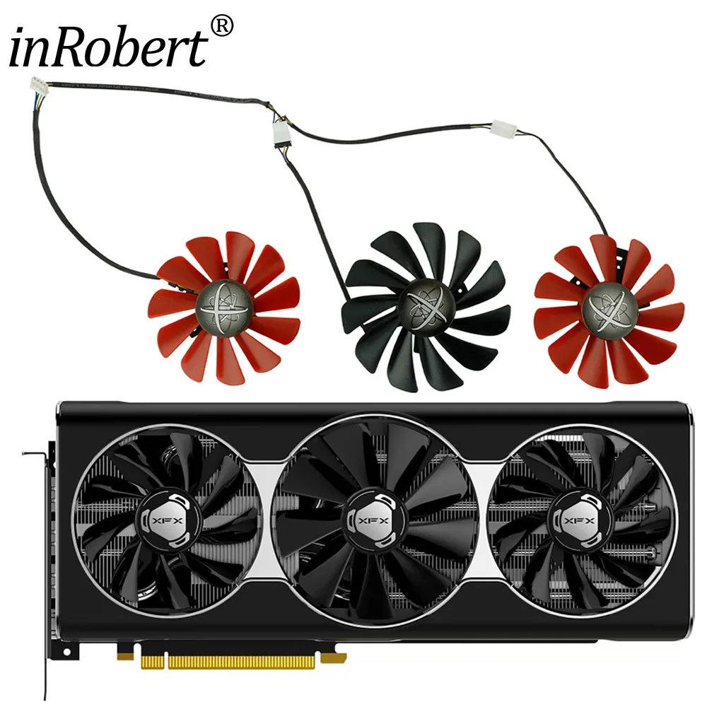 9 ​ 5 MM 85 MM CF1010U12S RX5700XT RX5600XT Videokaart Fan Voor XFX AMD 5700 XT THICC III ULTRA DIY Videokaart Koelventilator