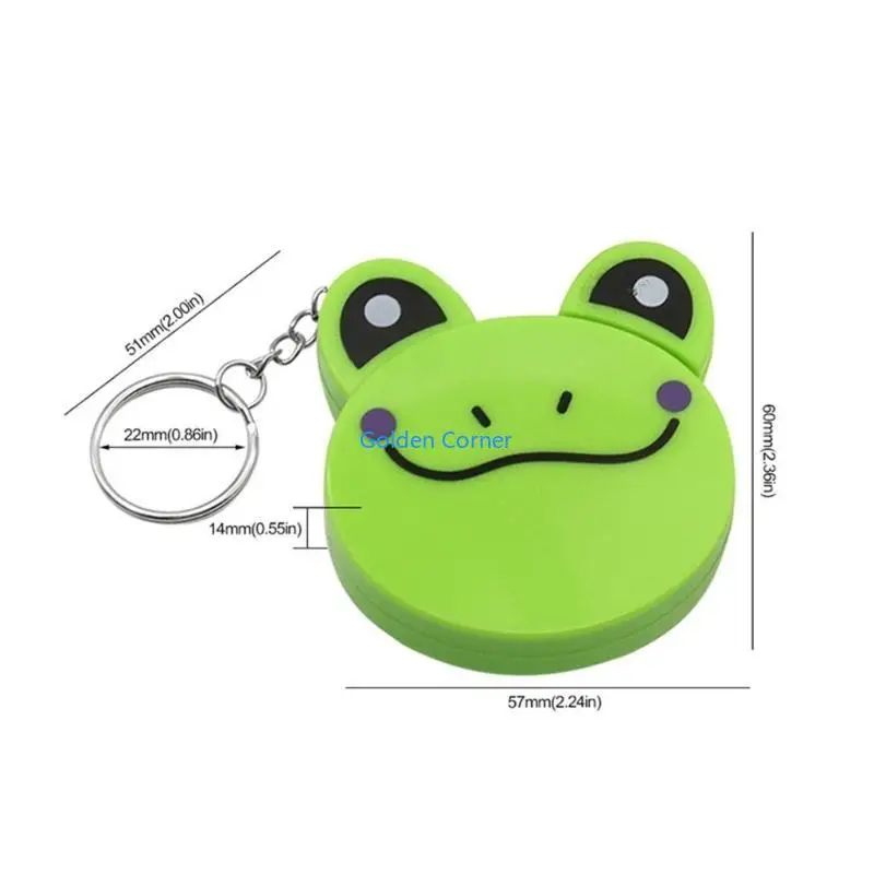 E15D Body Measurement Soft Tape Measure Double Scale Flexible Ruler for Weight Loss