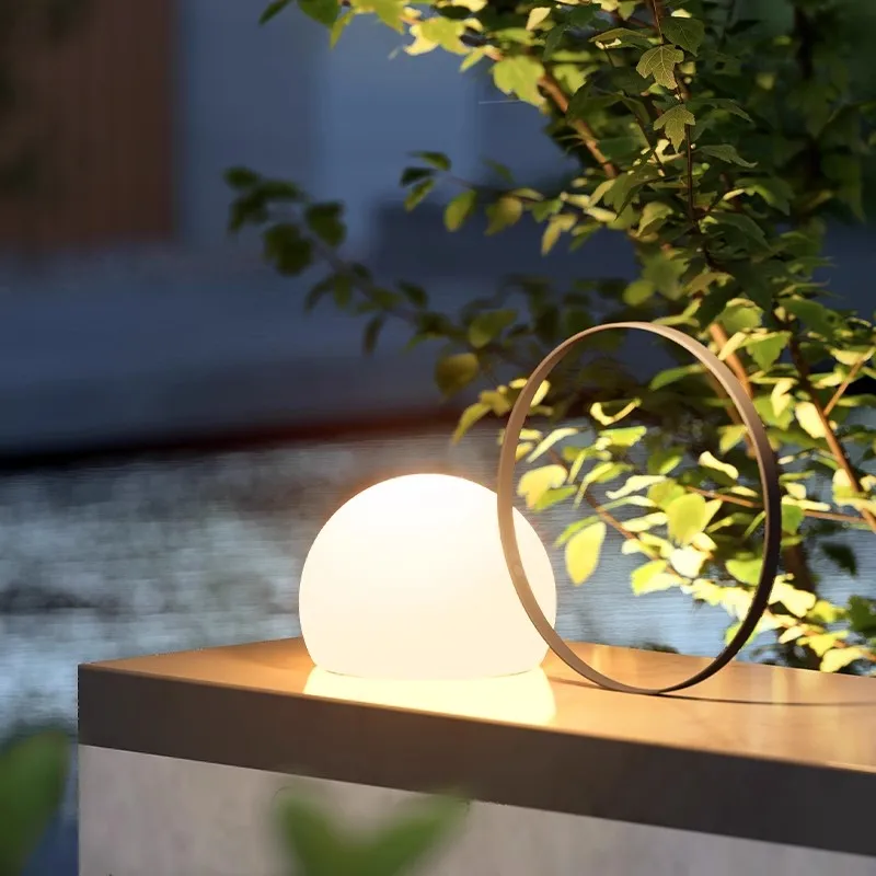 

Outdoor Waterproof LED Floor Lamp Modern Recharge Table Lamp Home Decor Ambient Light Villa Garden Courtyard Camping
