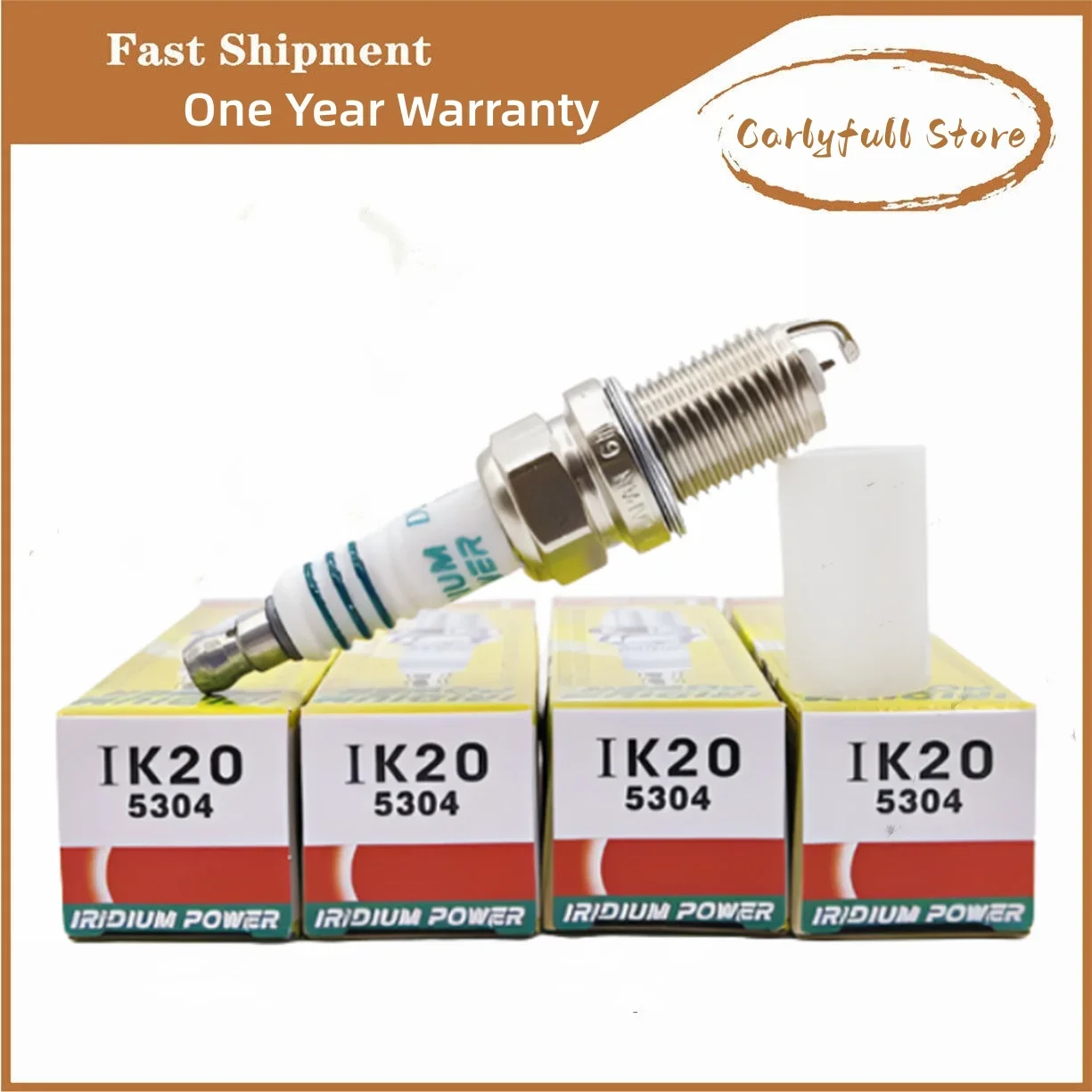 

4pcs/box IK20 5304 Iridium Spark Plug Fit for VW Toyota Audi Volkswagen Mitsubishi Mazda Honda