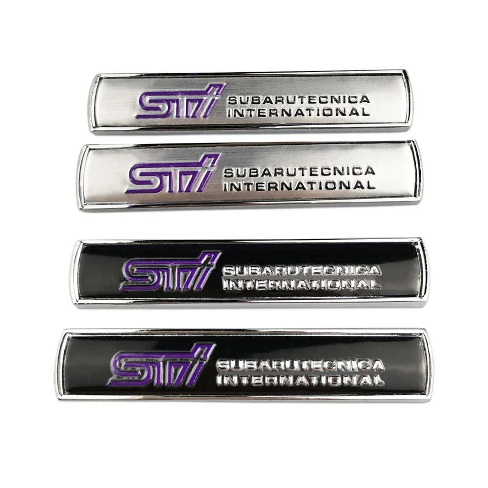 

2Pcs Car Fender Side Metal Sticker Trunk Emblem Badge for Subaru STI BRZ FORESTER IMPREZA LEGACY OUTBACK STI TRIBECA WRC WRX XV