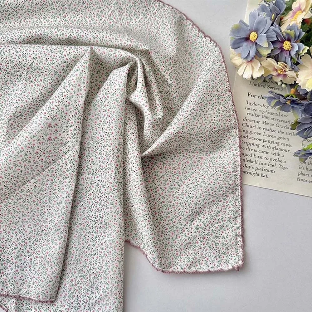 for Gift Breathable Small Square Scarf Sunshade Sweet Printed Silk Scarf Headband Hair Band Square Handkerchief Women