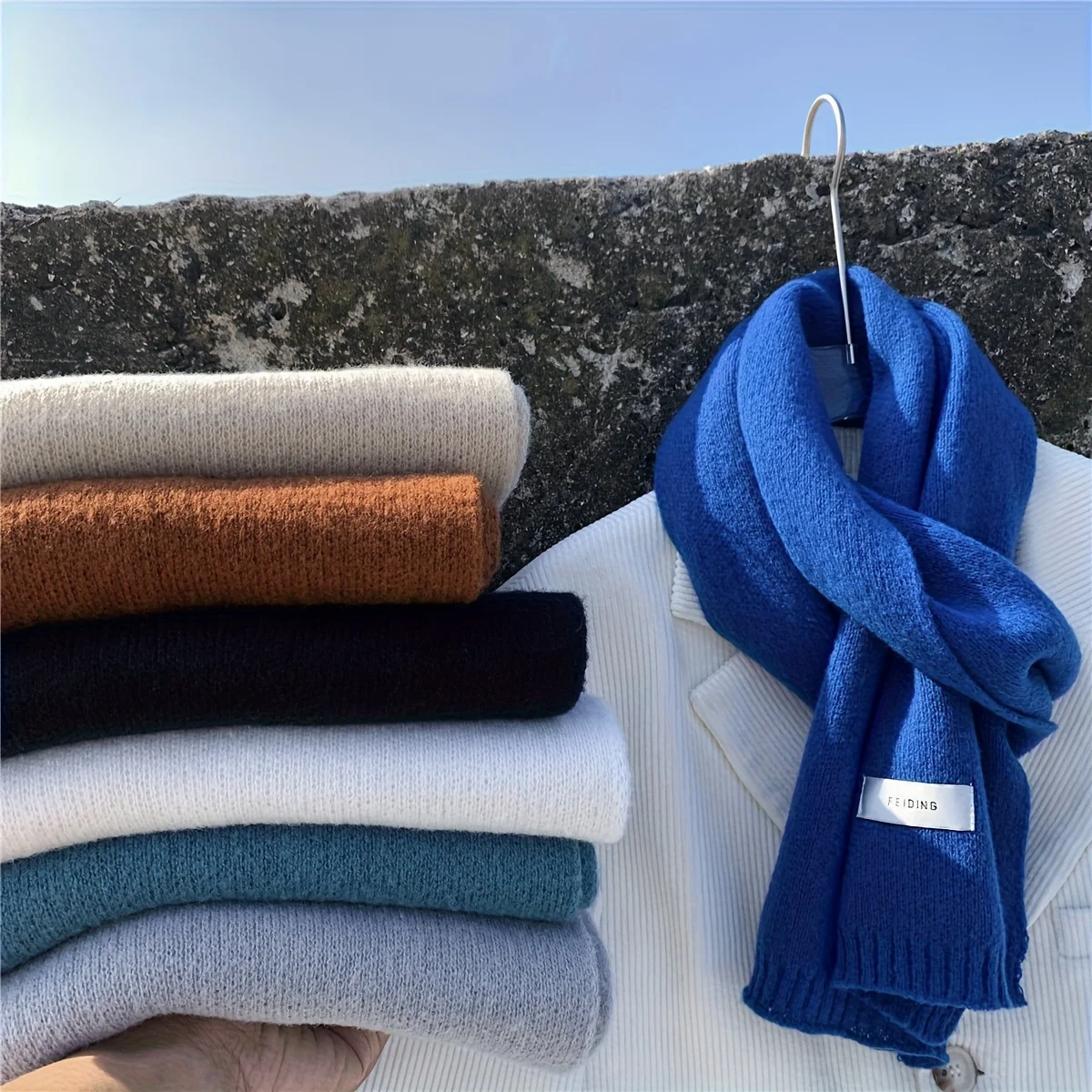 Warm scarves for autumn and wi - Winter Clothing Options 评论和价格
