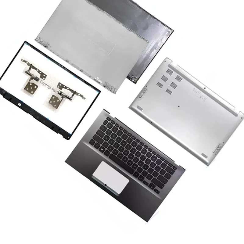Новая крышка для VivoBook 14 X412 V4000F R424F A412D: задняя крышка LCD, передняя рамка, накладка на пальмрест, клавиатура, нижняя крышка, петли
