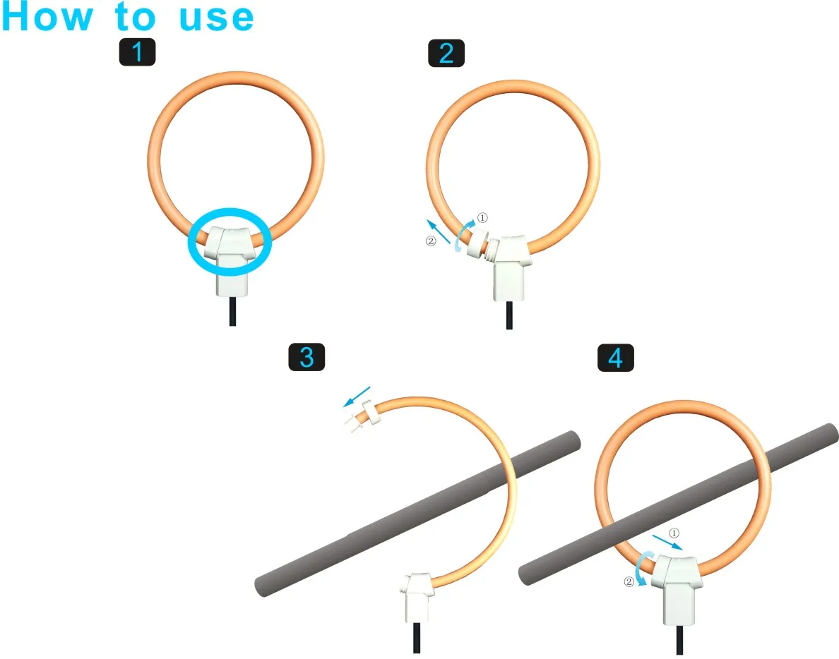 H-FTC high frequency flexible coil current transformer with open integrator