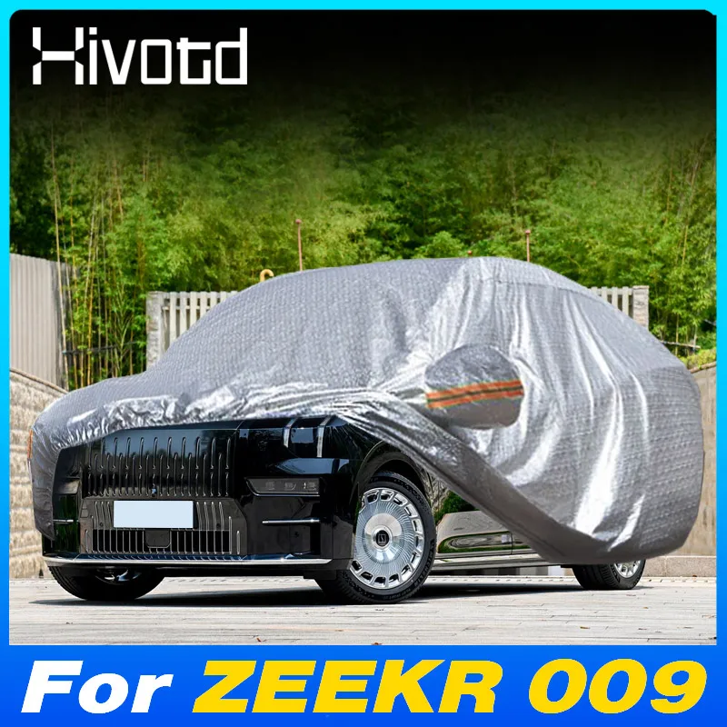

For ZEEKR 009 WE ME Car Full Covers Waterproof Dust Proof Outdoor Body Protection Cover Parts Exterior Product Accessories 2024