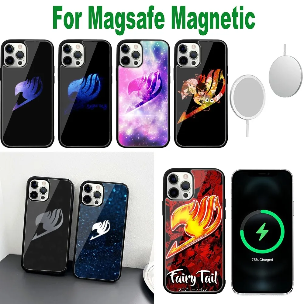 F-Fairy T-Tail Logo Phone Case For iPhone 16,15,14,13,12,11,Plus,Pro,Max,Mini Magsafe Magnetic Wireless Charging