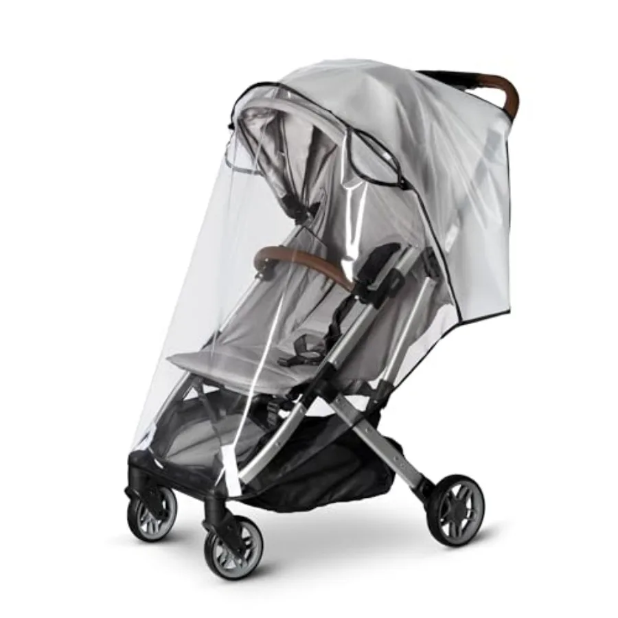Portable Clear Stroller Cover, Bemece Universal Stroller Rain Cover, Heavy Duty and Durable, Windproof, Dustproof and Snowproof