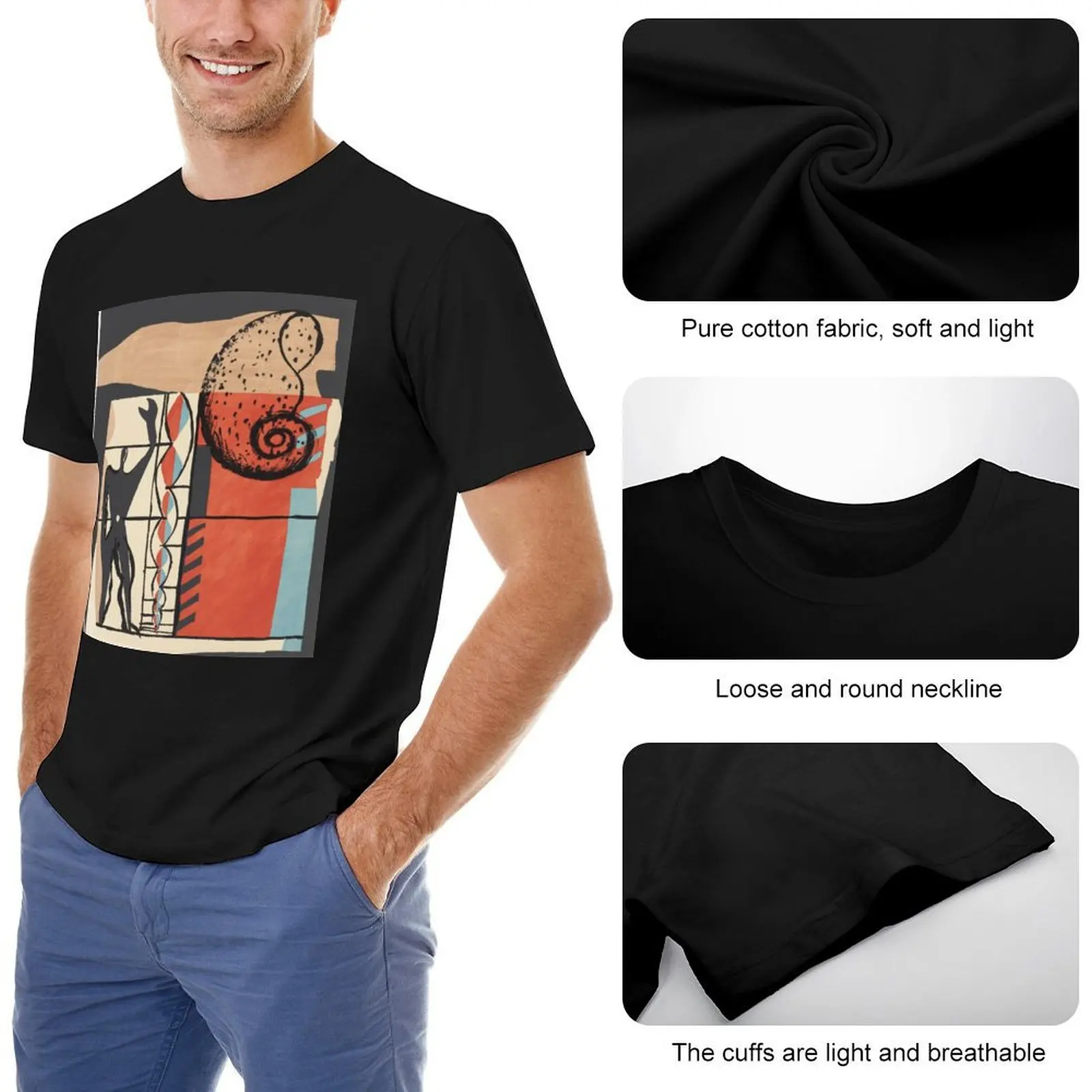 Placa (página 55) (Le Corbusier, 1955) Camiseta sublime hippie roupas tops camisas camisetas gráficas masculinas camisetas gráficas hip hop