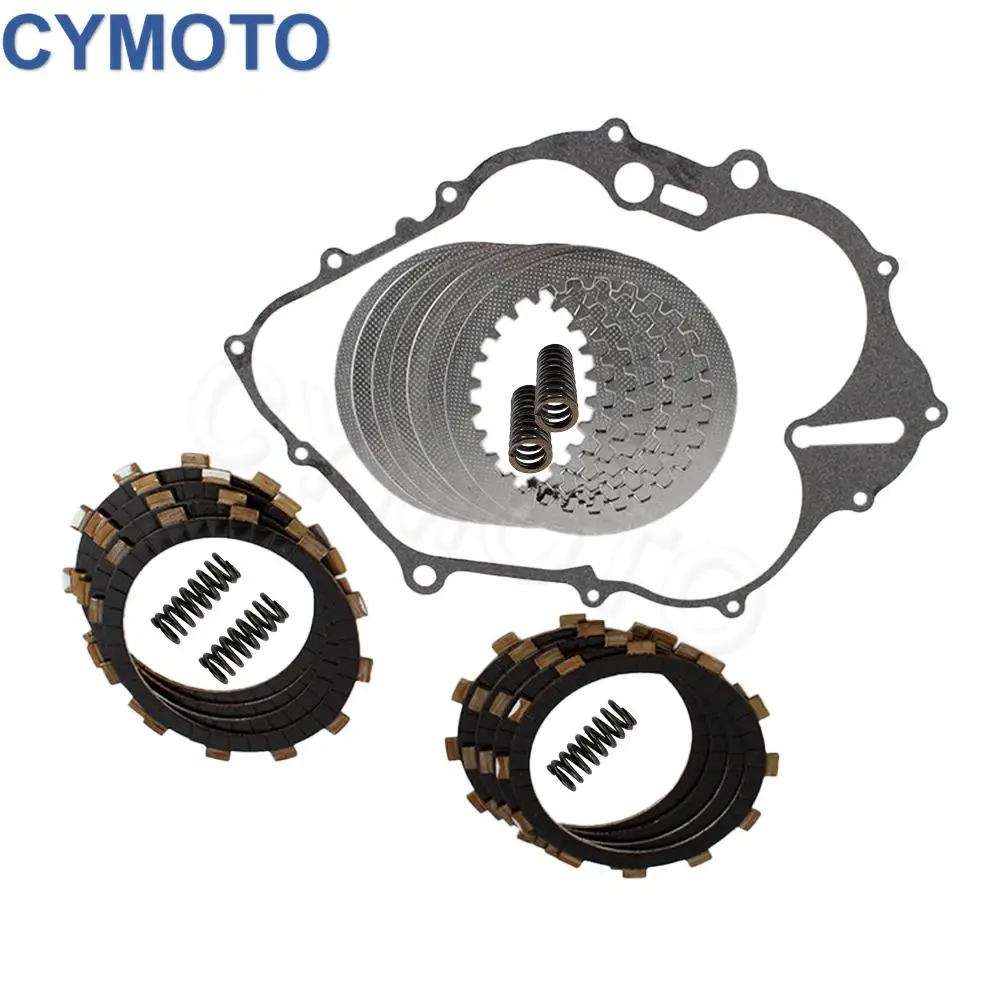 

Motorcycle Clutch Kit Heavy Duty Springs Clutch Cover Gasket For Yamaha Raptor 660 YFM660R 2001-2005 1030680086 1030660016