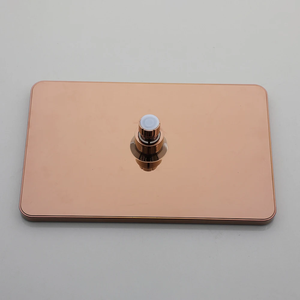 Imagem -04 - Zappo-conjunto de Torneira de Chuveiro de Latão Sólido Misturador de Banheira Spray de Chuva Chuveiro de Mão Quadrado Rosa de Ouro Rosa Facuets de Banheiro