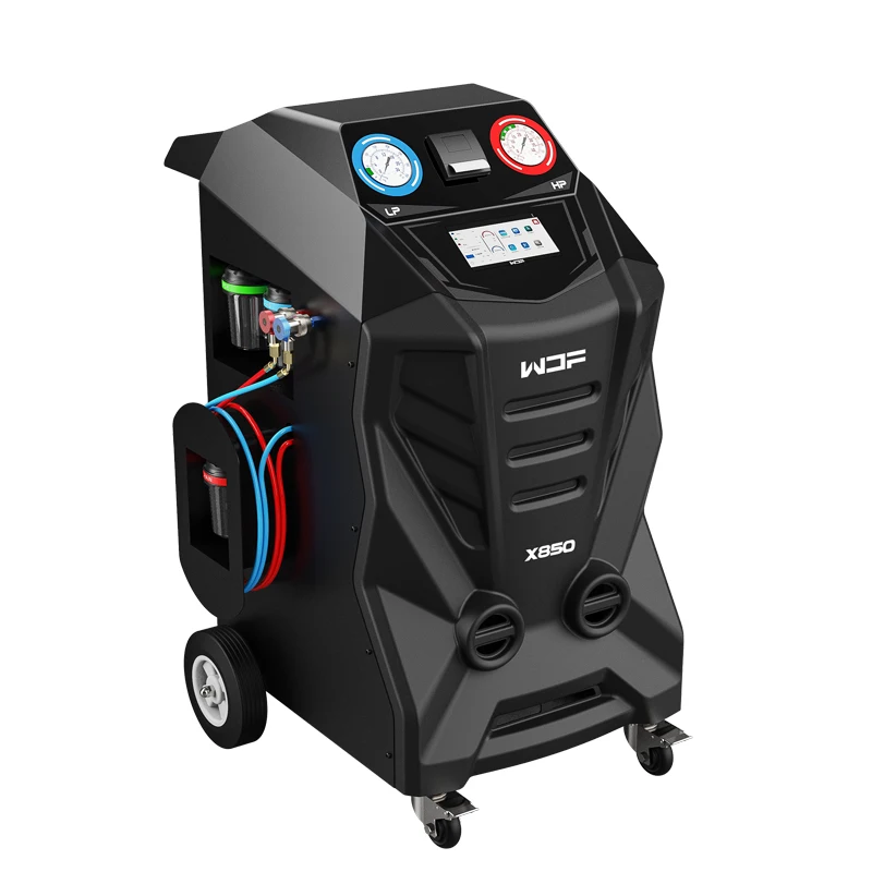 X850 R134A Full Automatic AC Machine For Bus EV Car Refrigerant Recycling Machine Refrigerant Recovery Machine
