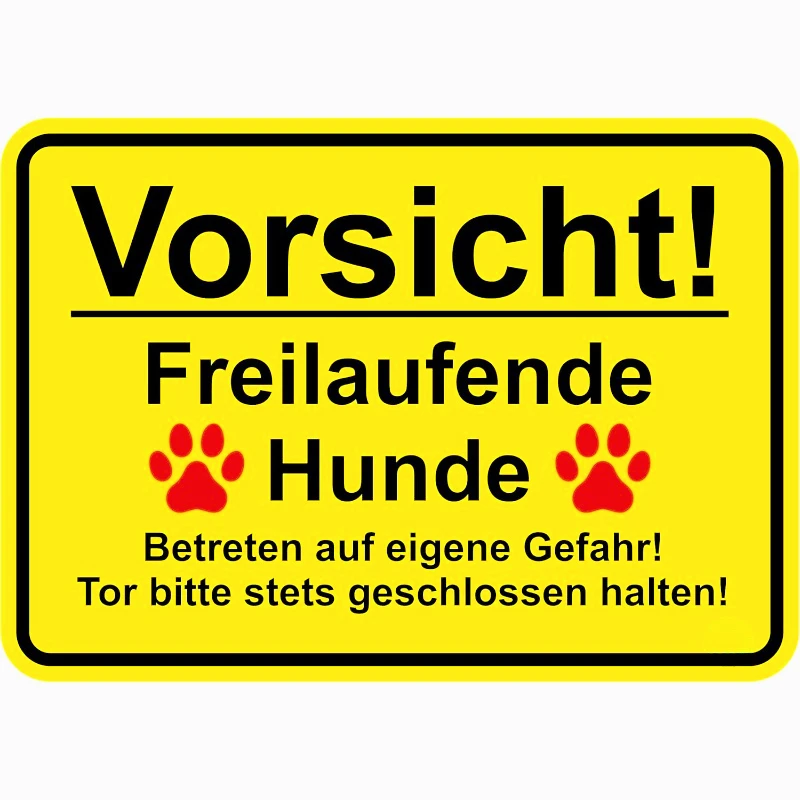 سيارة الديكور ملصق لاصق لامع ورائع خنق الحذر Freilaufende Hunde ملصق 13 سنتيمتر PVC KK