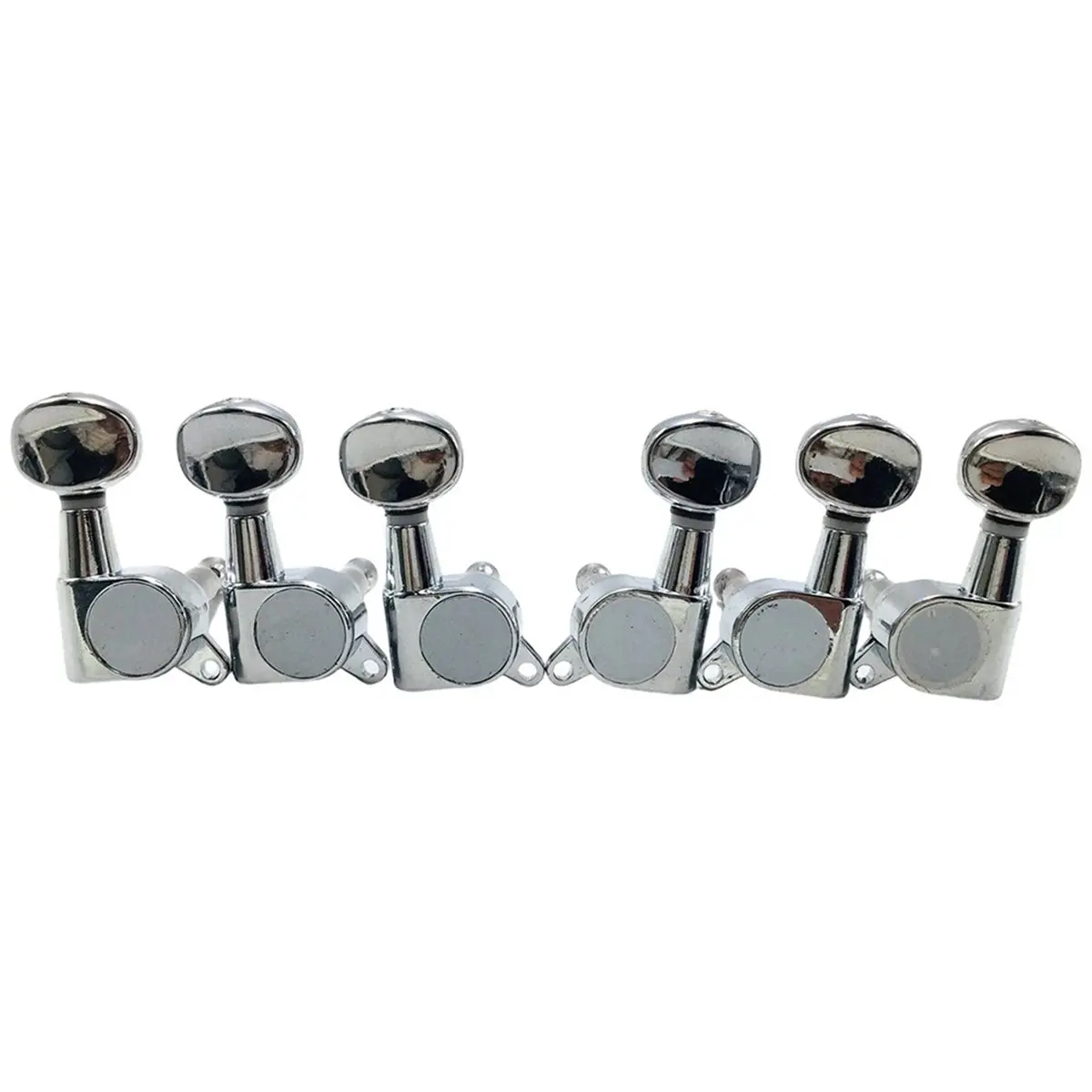 6pcs Chrome 6R Guitar Tuning Pegs for TL Guitars - Enhanced Stability A