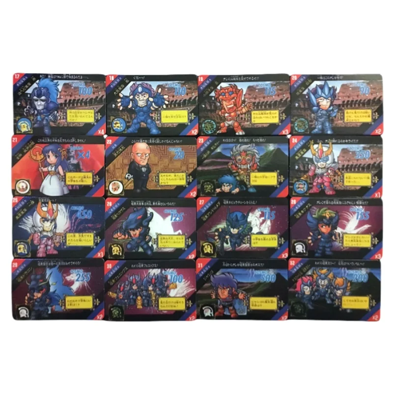 Saint Seiya Card Paradise Q-Version Follow-Up Series Diy 126 Sheets 5.2-7.8Cm Action Toy Figures Anime Game Collection gifts