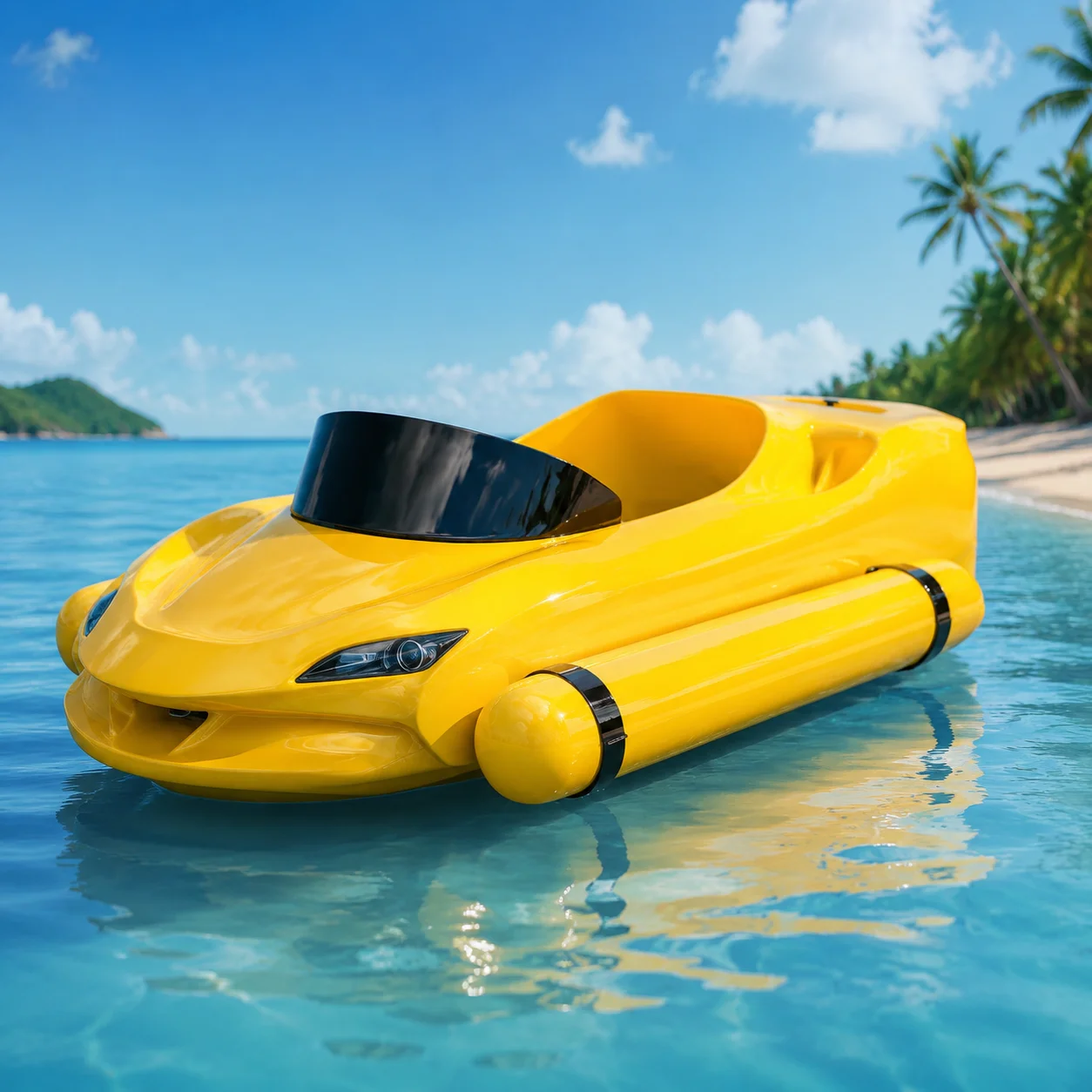 High Toughness Fiberglass BONCN Kart Boat Surfing SUP 2 Stroke Power Waterproof Anti-corrosion Sea Family Leisure 45KM/H 115HP