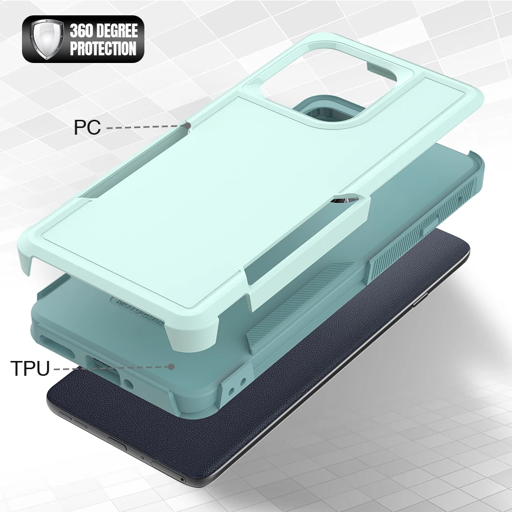 حافظة هاتف مدرعة مقاومة للصدمات لهاتف موتورولا موتو جي باور ستايلس 5G Edge 2025 2024 2023 GPure GPlay Edge 40Neo G84 G54 G14 Razr 50 #5