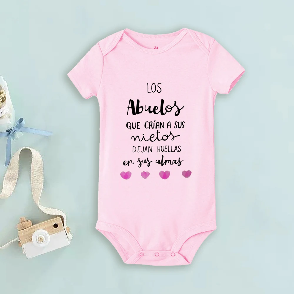 Dziadki, które podniesione ich dziadków drukuj śpioszki dla niemowląt maluch niemowlę body z krótkim rękawem prezent na baby shower