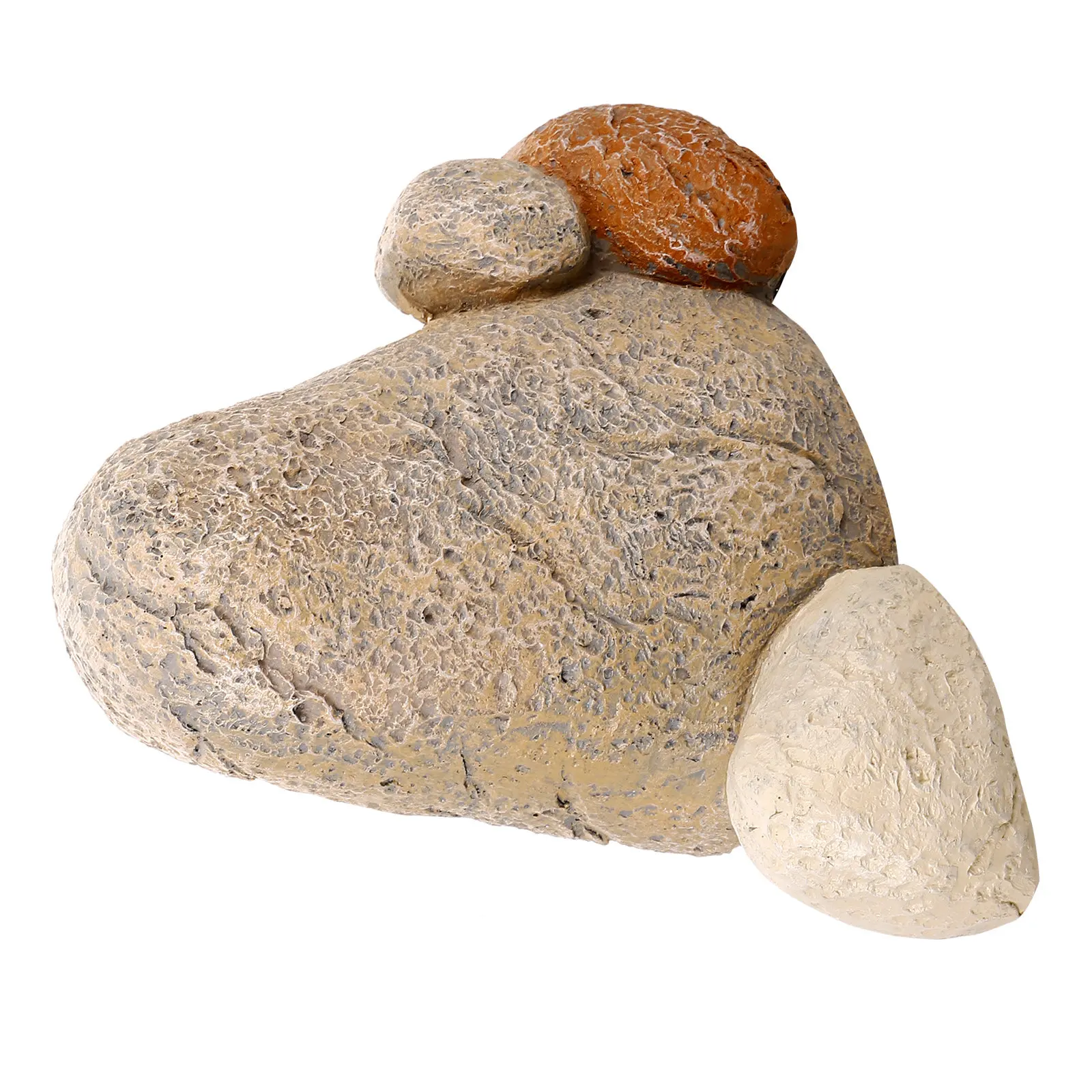 Key Storage Box Resin Stone Shape Garden Decoration Hidden Key Holder Storage Ornament Stone Decor