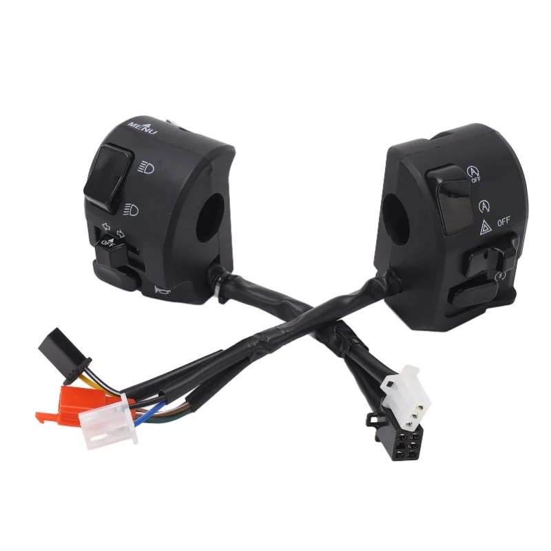 

Motorcycle Handlebar Switch 7/8inch Light Trumpet Universal Handlebar Switch Replacement For NVX 155 NMAX 155