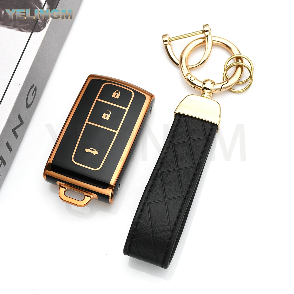 3-Tasten Neue TPU Auto-Smartkey-Schutzhülle für Toyota Prius 2004 - 2009 Corolla Verso Camry Zubehör