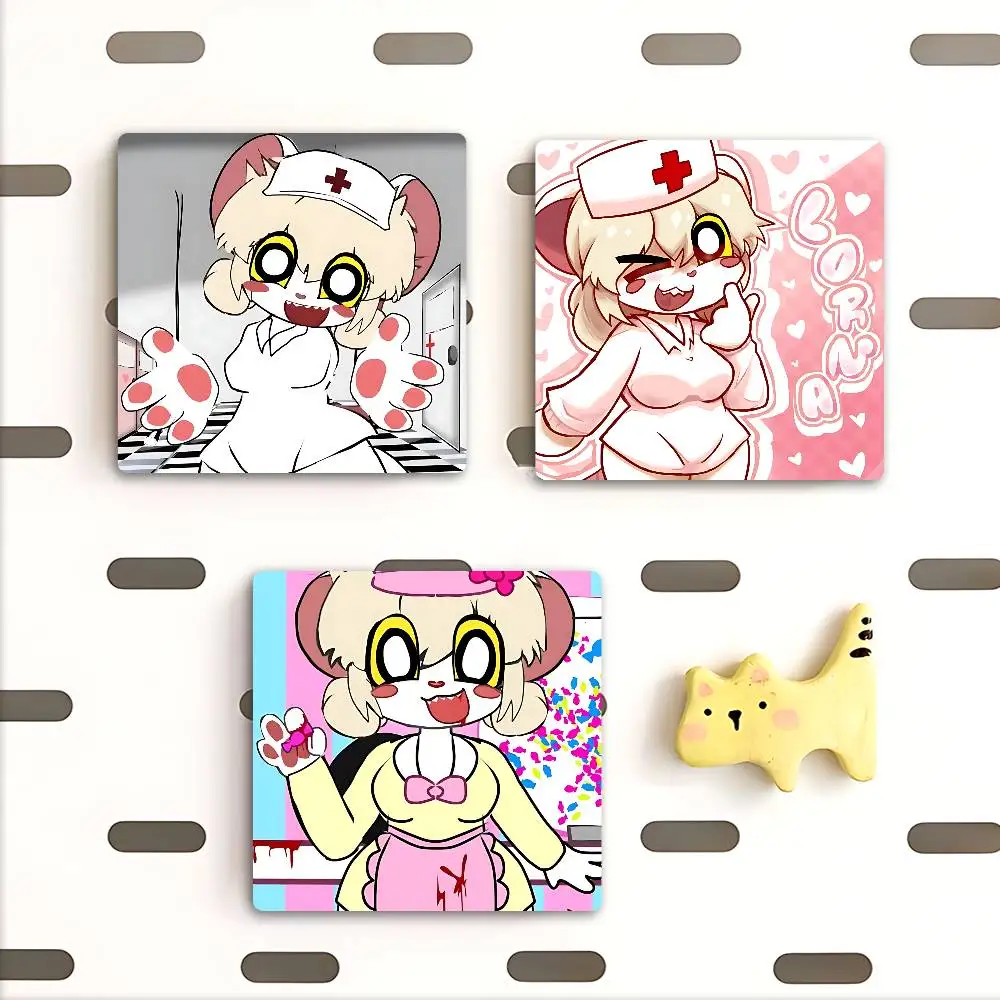 Terrible Mouse L-LornaS Photo Frame Picture Fridge Magnets Refrigerator Magnetic Stickers Family Friends Children Pet Gifts