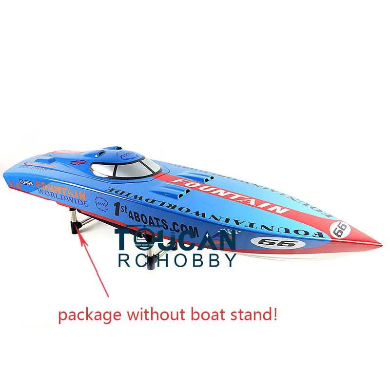 G26IP1 26CC Blue Prepainted Gasoline KIT RC Boat Fiber Glass Hull for Advanced Player RC Part for DIY Model TH02718-SMT8