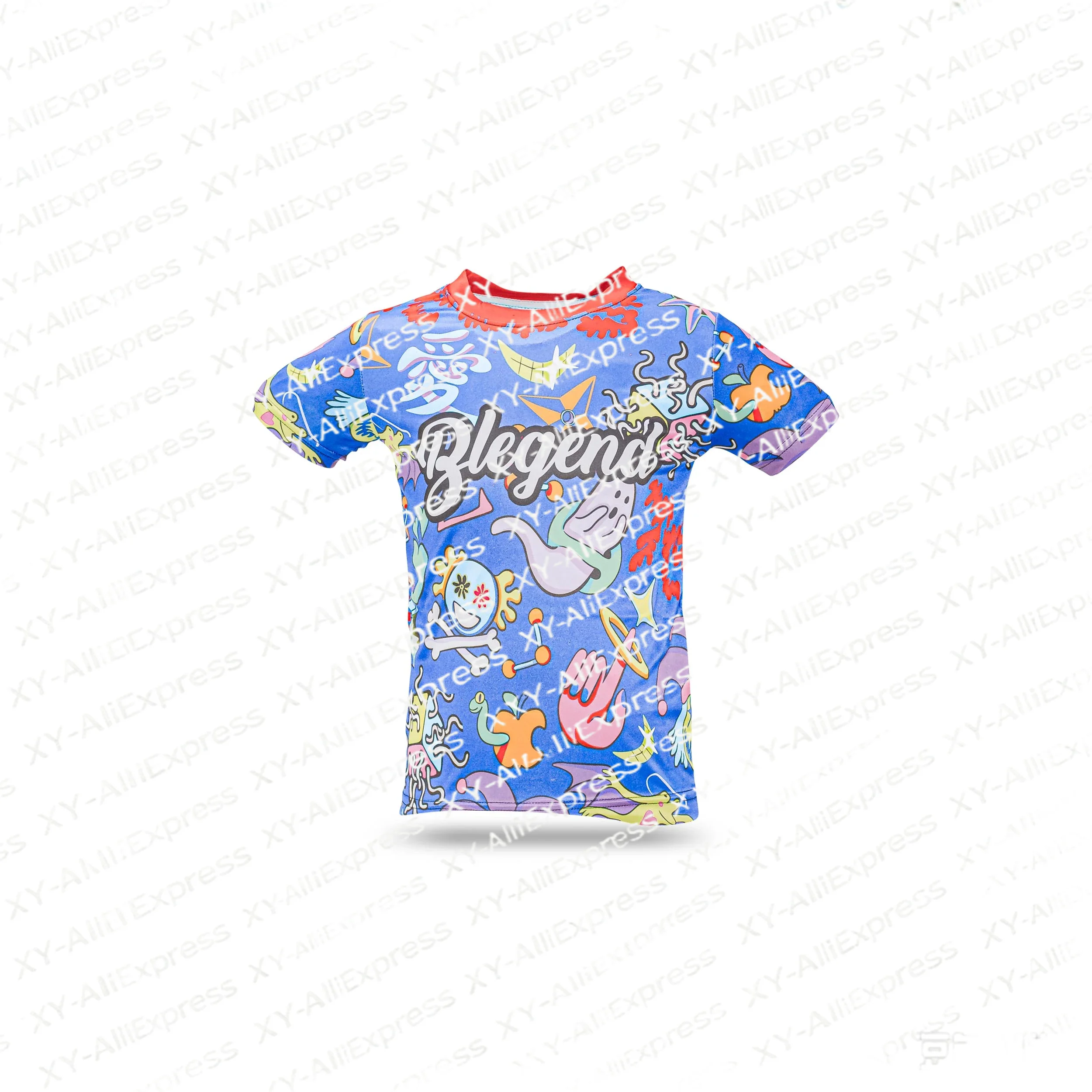 Men Lightweight Short Sleeve Shirt, Colorful Fantasy Doodle Allover Print, Quick Dry Fabric for Festival Events & City Stroll