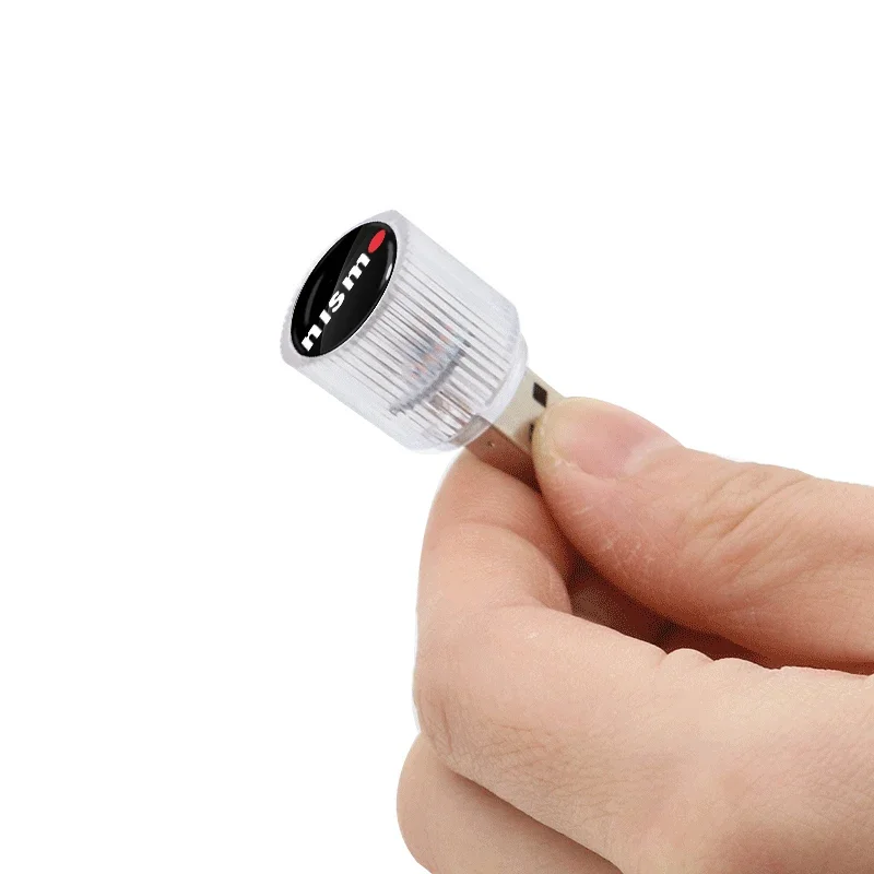 For Nissan Nismo Emblem R34 GTR Tiida Teana X-trail 1 2 Qashqa USB LED Car Light Auto Interior Atmosphere Light Car accessories