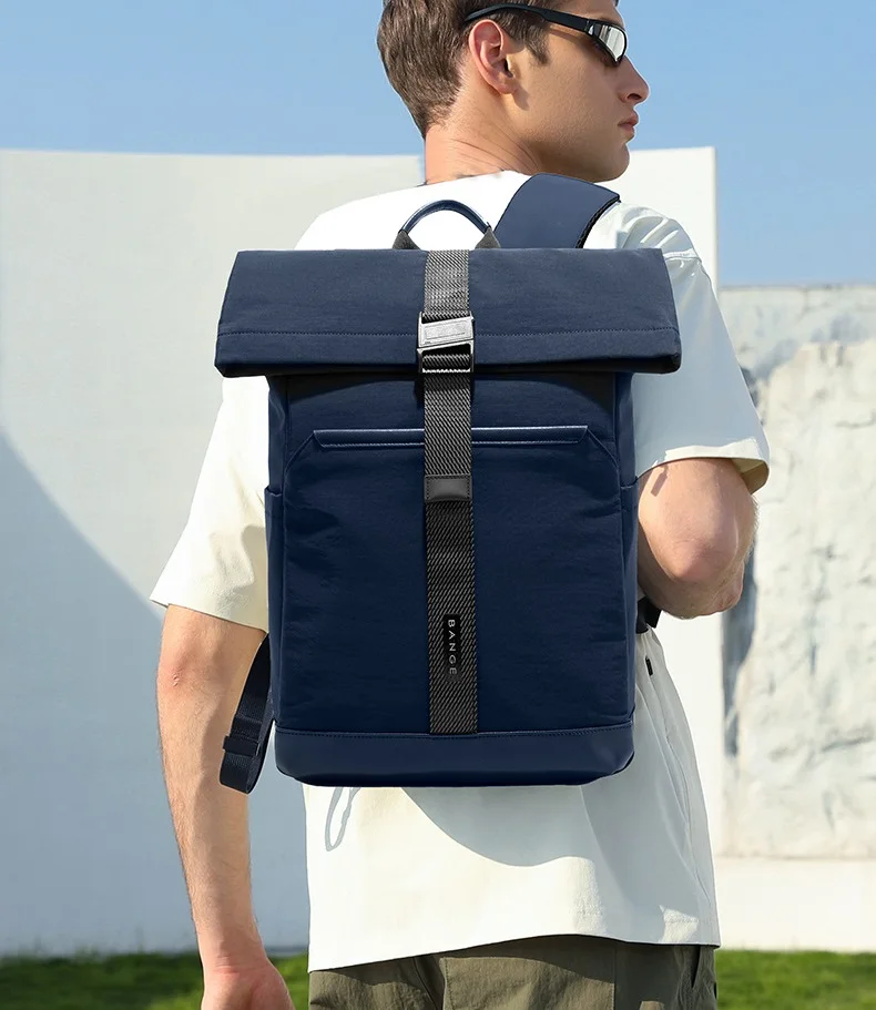 กระเป๋าเป้สะพายหลังผู้ชาย แบงเก้ ทำจากไนลอน ใส่แล็ปท็อปได้ แฟชั่นสำหรับผู้ชาย กระเป๋าเดินทางผู้ชาย กระเป๋าเป้กีฬา