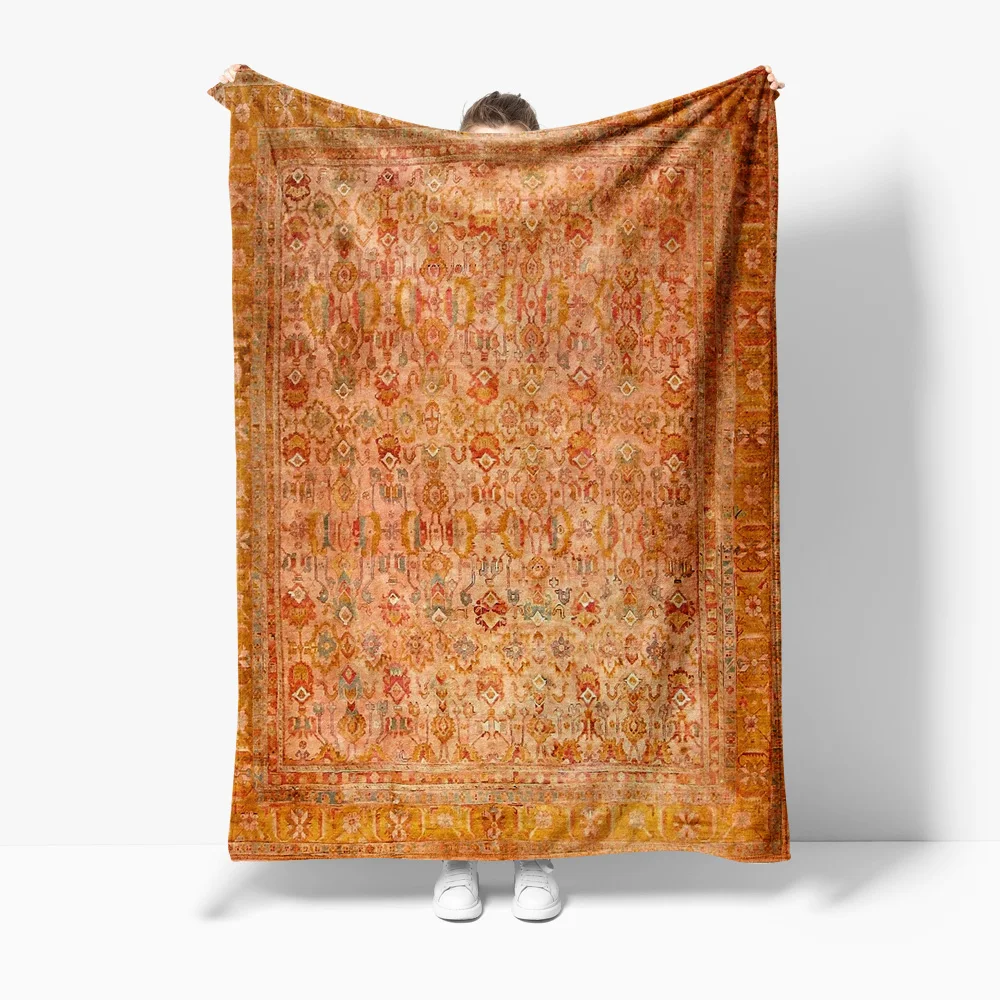 

Винтажный турецкий ковер в стиле килим, традиционный персидский ковер, шерстяное хлопковое напольное одеяло ручной работы, домашний декор