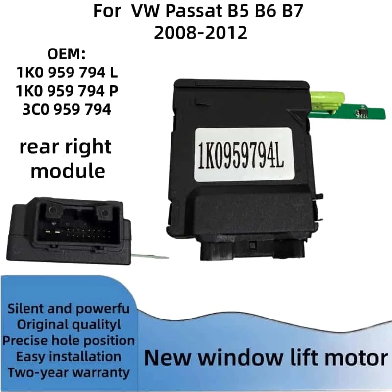 Voor VW Passat CC B5 B6 Raammotormodules Achter links en achter rechts 1K0959794L 1K0959795L 1K0959794Q 1K0959795Q 1k09597904AB