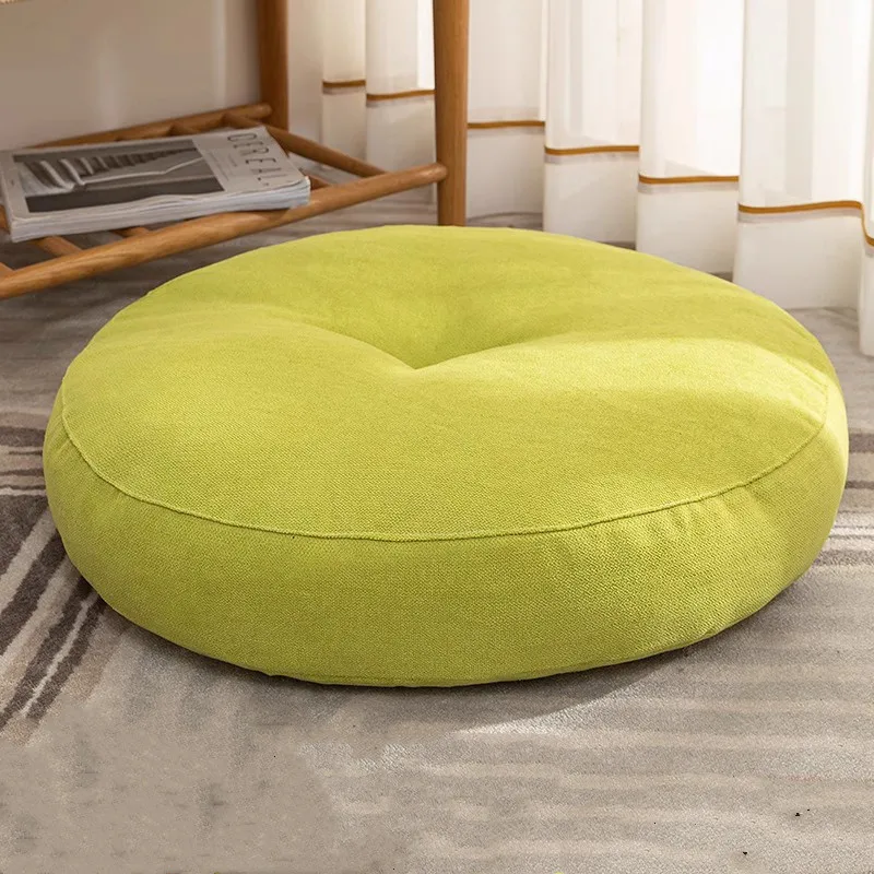Oversized Tatami Meditation Floor Seat Cushion Round Seat Pads Pouf Sofa Chair Car Seat Back Pillows for Relaxation And Comfort