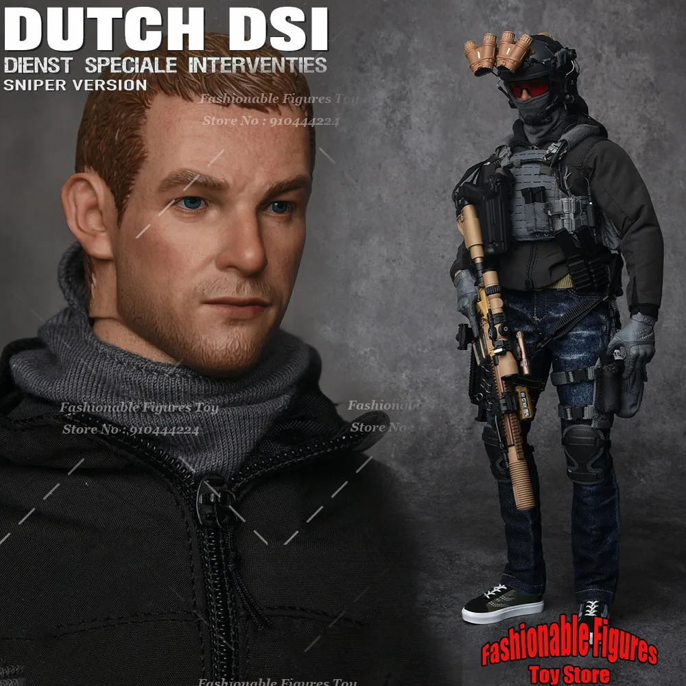 

Easy&Simple 1/6 ES 26058S 1/6 Men Soldier DUTCH DSI DIENST SPECIALE INTERVENTIES SNIPER VERSION Full Set 12" Action Figure Model