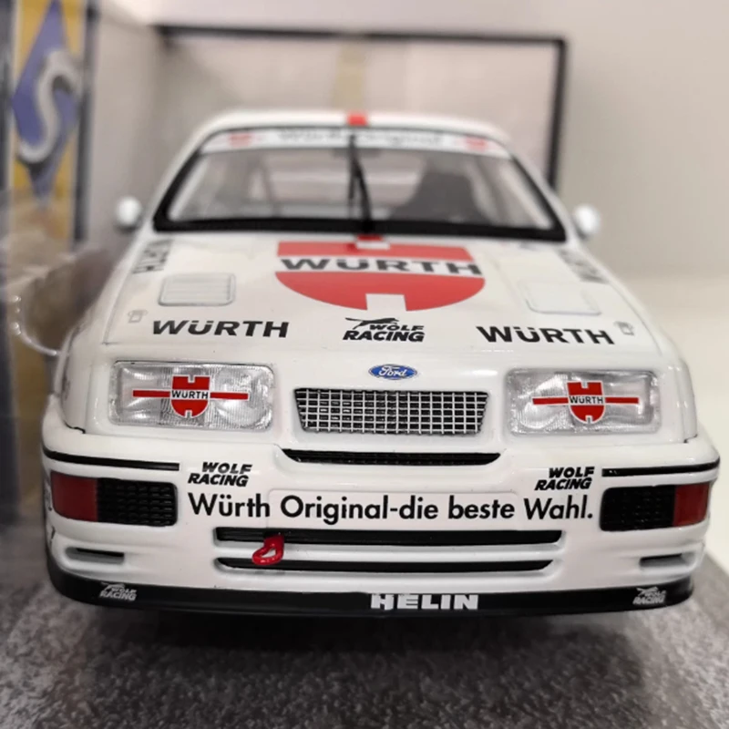 

SOLIDO масштаб 1/18 SIERRA RS500 # 25 1988, имитация модели автомобиля из сплава, статическая коллекция, украшенные праздничные подарки, игрушки, сувенирный подарок