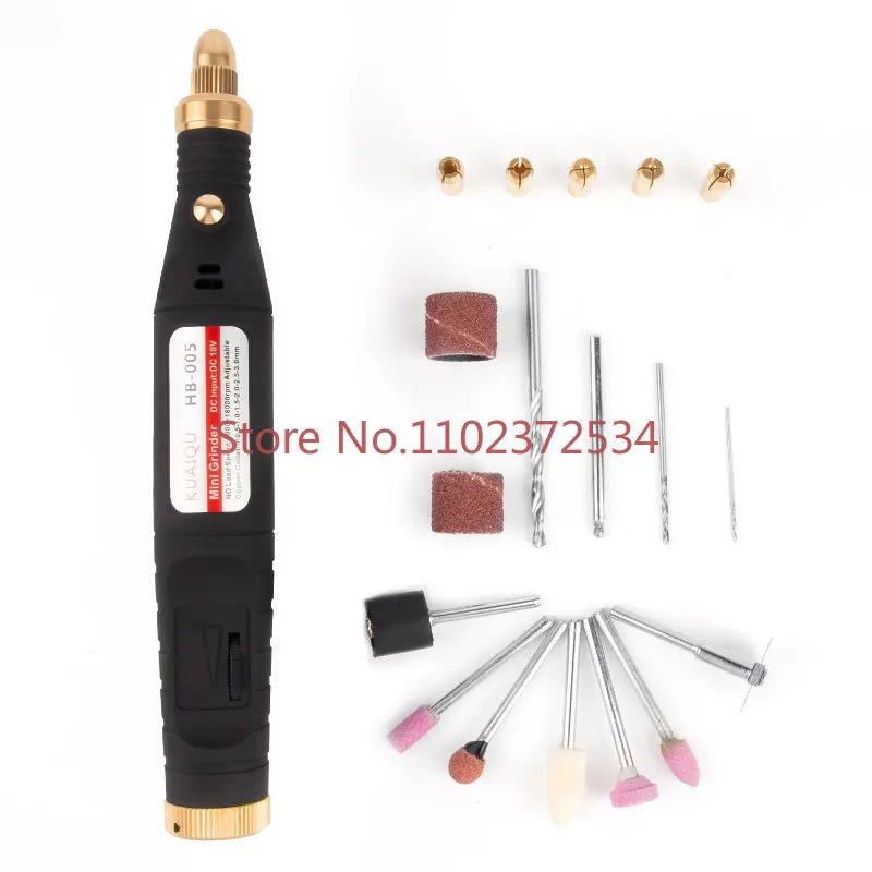 

18W Electric Grinder Adjustable Speeds electric grinder pen Variable Engraving Pen Drill Bits Kit power Tools 220V/110V