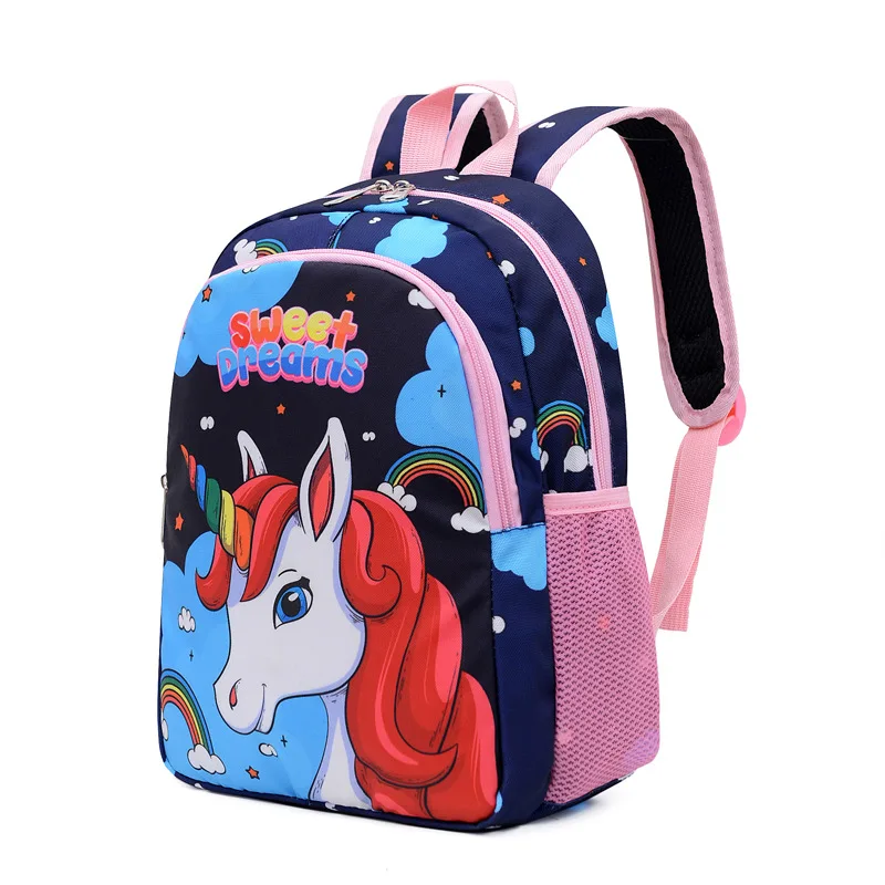 Boy Girl Cartoon Unicorn Schoolbags Lager Capacity School Backpack Kindergarten Primary School Backpacks Kawaii Kids Bag