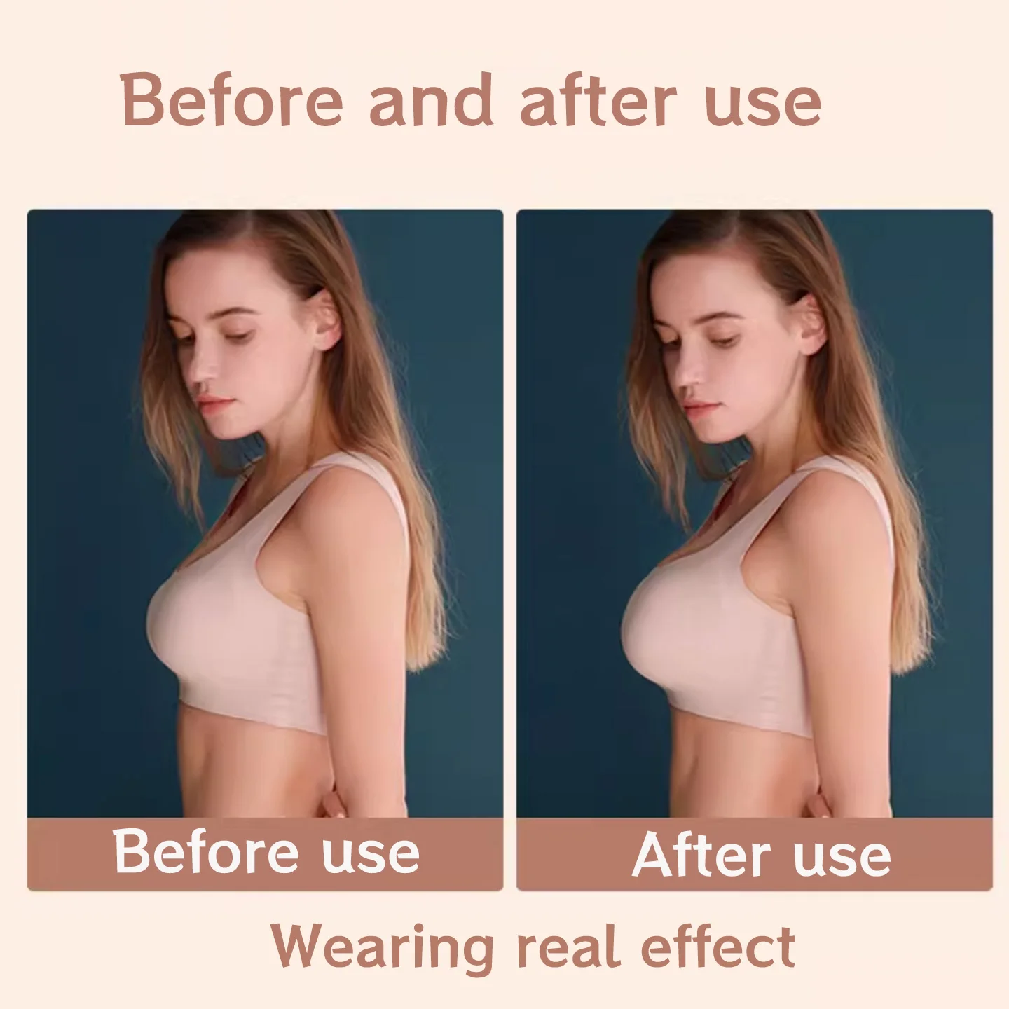 3cm Sexy Thickened Latex Breast Pads, Chest Inserts for Lift and Enhancement, Removable Bra Pads, Suitable for Swimwear and Bikinis
