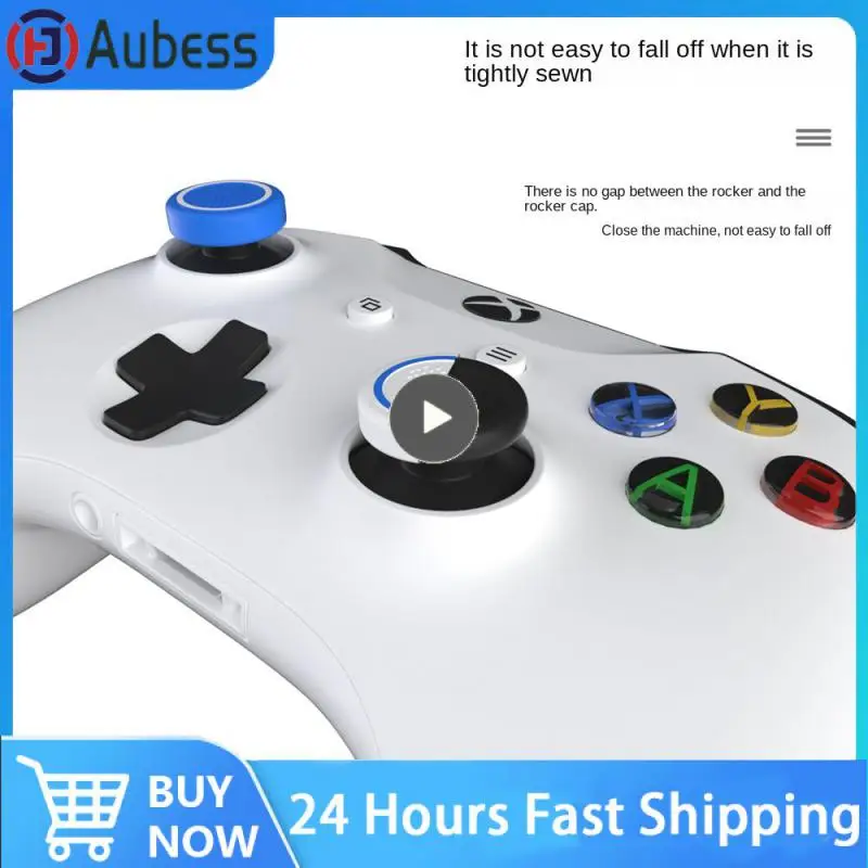 Protective Case Feels Great Tight Fit Anti-slip And Wear-resistant Comfortable Touch Gamepad Red Colorful Choice Rocker Hat