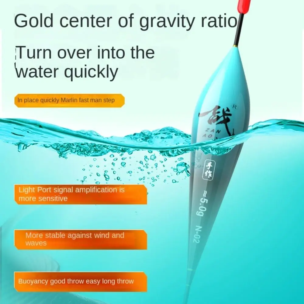 2024 رقيق الصيد يطفو الصيد البحري صنعة العوامة روك الصيد ثنائي الغرض صيد السمك الجليد ملحقات صيد سمك #2