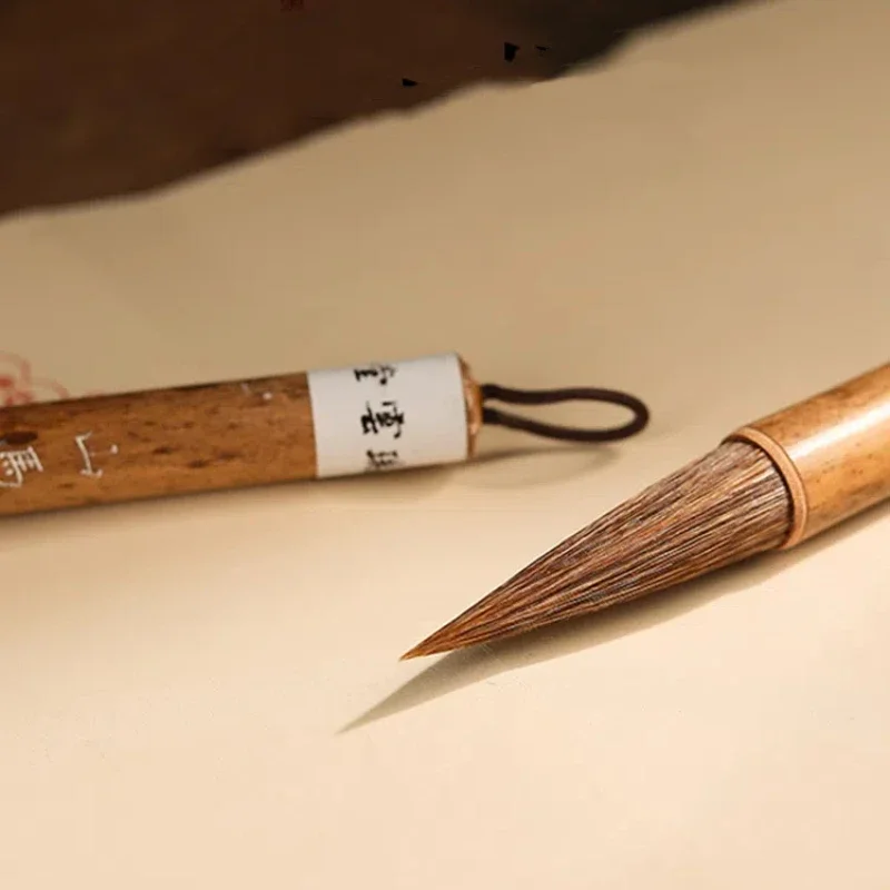 Chinese Painting Landscape Brush Mixed Hair Horse Hair Painting Brush Set Regular Running Script Calligraphy Writing Brush Pen